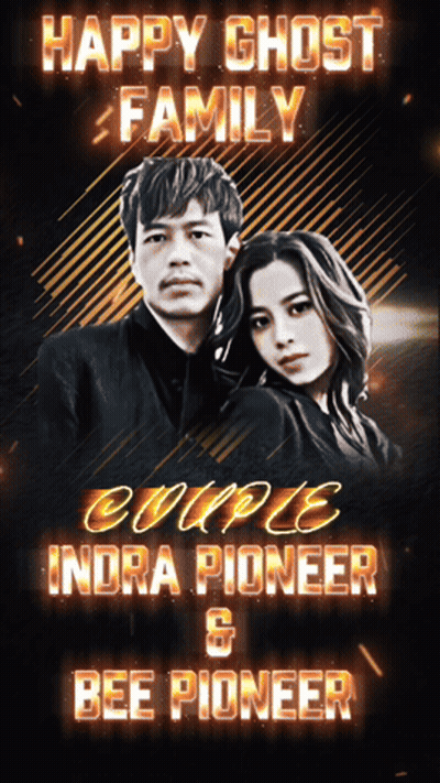 Happy Ghost Family Eclipse Indra Pioneer And Bee Pioneer GIF