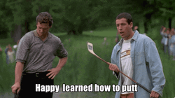 Happy Gilmore Bob Barker Happy Learned How To Putt GIF