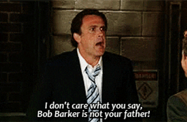 Happy Gilmore Bob Barker He Is Not Your Father GIF