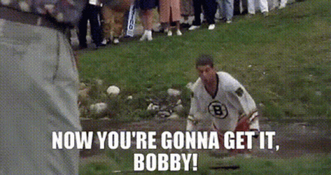 Happy Gilmore Bob Barker Now You're Gonna Get It GIF