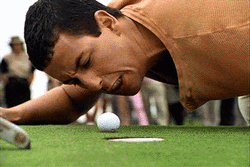 Happy Gilmore Golf Ball Annoyed GIF
