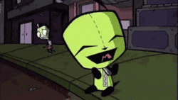 Happy Gir Invader Zim GIF