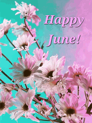 Happy Glittering Flower June GIF