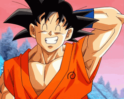 Happy Goku Dragon Ball Z GIF