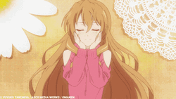 Happy Golden Time Anime Shy Girl GIF