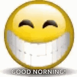 Happy Good Morning Emoji GIF