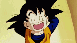 Happy Goten Laughing GIF
