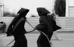 Happy Grim Reapers Chest Bump  GIF