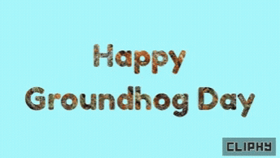 Happy Groundhog Day GIF