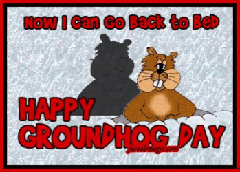 Happy Groundhog Day Mobile Artwork GIF