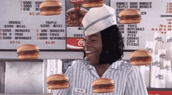 Happy Guy Burger Day Dream GIF