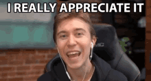Happy Guy I Appreciate You GIF