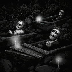Happy Halloween Dead Grooving Applauding GIF