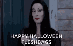 Happy Halloween Flesh Bags GIF