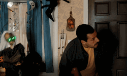 Happy Halloween Funny Scared Hubie Dubois GIF