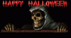 Happy Halloween Grim Reaper GIF