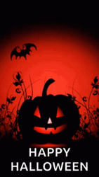 Happy Halloween Jack O'Lantern Motion Graphic GIF