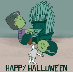 Happy Halloween Jolly Duo Jamming GIF