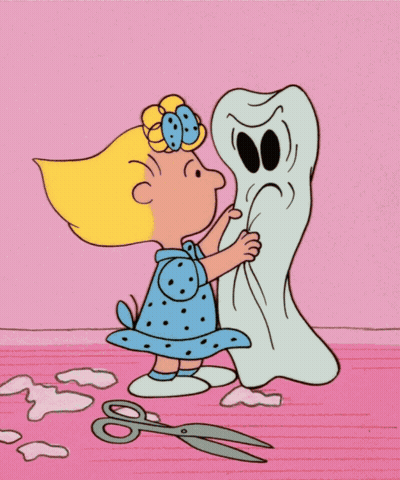 Happy Halloween Mummy And Haunted House GIF