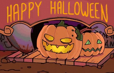 Happy Halloween Pumpkins GIF