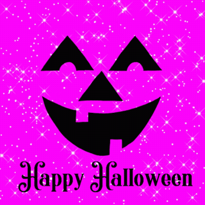 Happy Halloween Smiling Pumpkin GIF