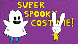Happy Halloween Super Spooky Costume GIF