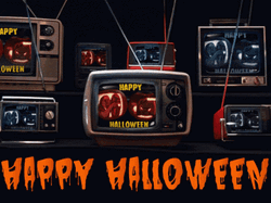 Happy Halloween Television GIF