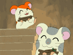 Happy Hamtaro Anime GIF