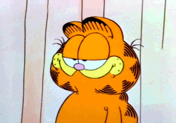 Happy Happy Happy Cat Garfield Smiling GIF