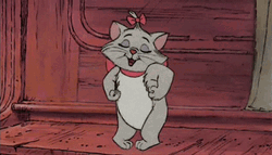 Happy Happy Happy Cat Marie The Aristocats GIF
