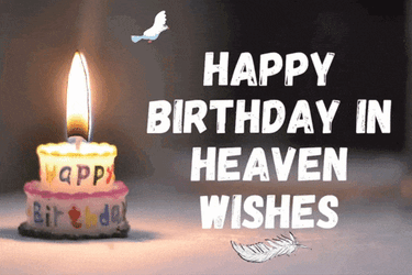 Happy Heavenly Birthday GIF