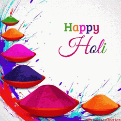 Happy Holi Colorful Foods GIF