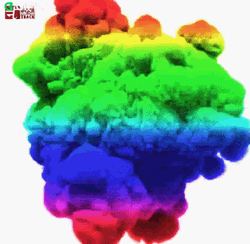 Happy Holi Exploding Colors GIF
