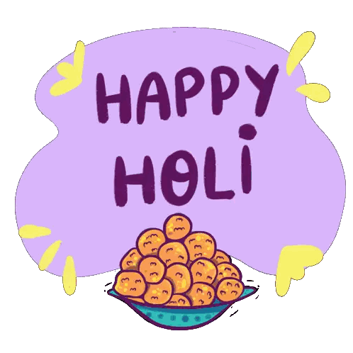 Happy Holi हैप्पीहोली Sticker