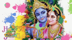 Happy Holi Hindu Gods GIF