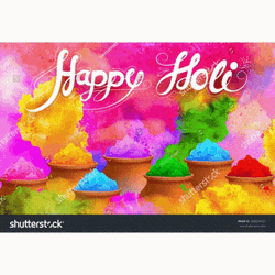 Happy Holi Powders And Foods GIF