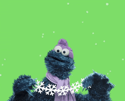 Happy Holiday Cookie Monster GIF