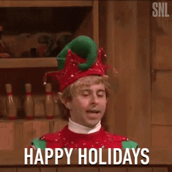 Happy Holiday From Santa Elve GIF