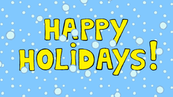 Happy Holidays Meme Reindeers Flying GIF