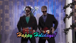 Happy Holidays Meme Saturday Night Live GIF