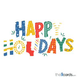 Happy Holidays Merry Christmas Sticker GIF