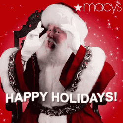 Happy Holidays Santa Claus GIF