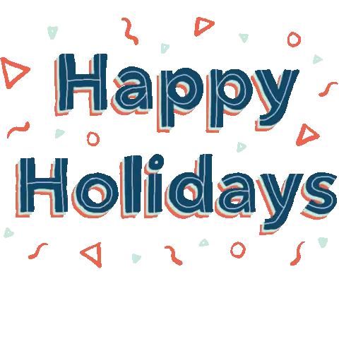 Happy Holidays Zzupto.com Card Sticker