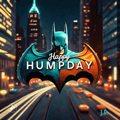 Happy Humpday Batman Poster GIF