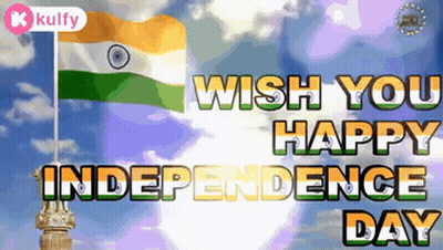 Happy Independence Day Flag GIF