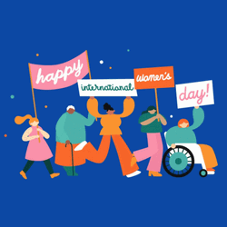 Happy International Women's Day Greetings GIF