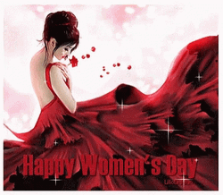 Happy International Women's Day Of This Pretty Lady GIF