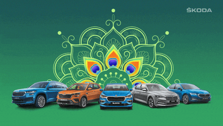 Happy Janmashtami Spinning Flower GIF