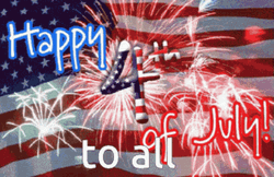 Happy July 4Th To All Fireworks GIF