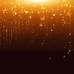 Happy July Golden Confetti GIF